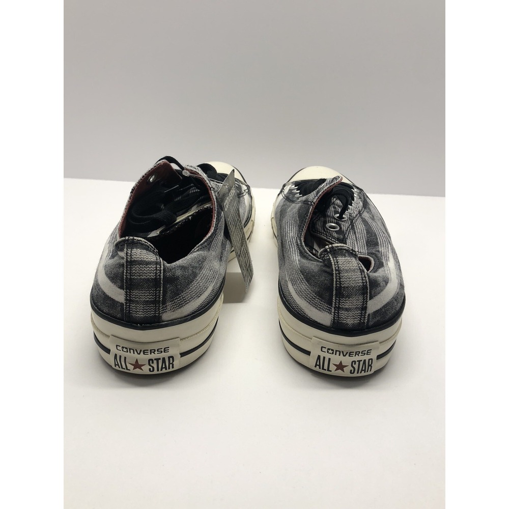 CONVERSE CHUCK TAYLOR All Star Low Top Unisex Canvas Sneaker Shoes Black White - Picture 6 of 10